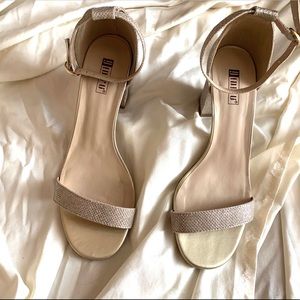 DIFU Women's Cookie-MI Block Heels Sandals 3 Inch